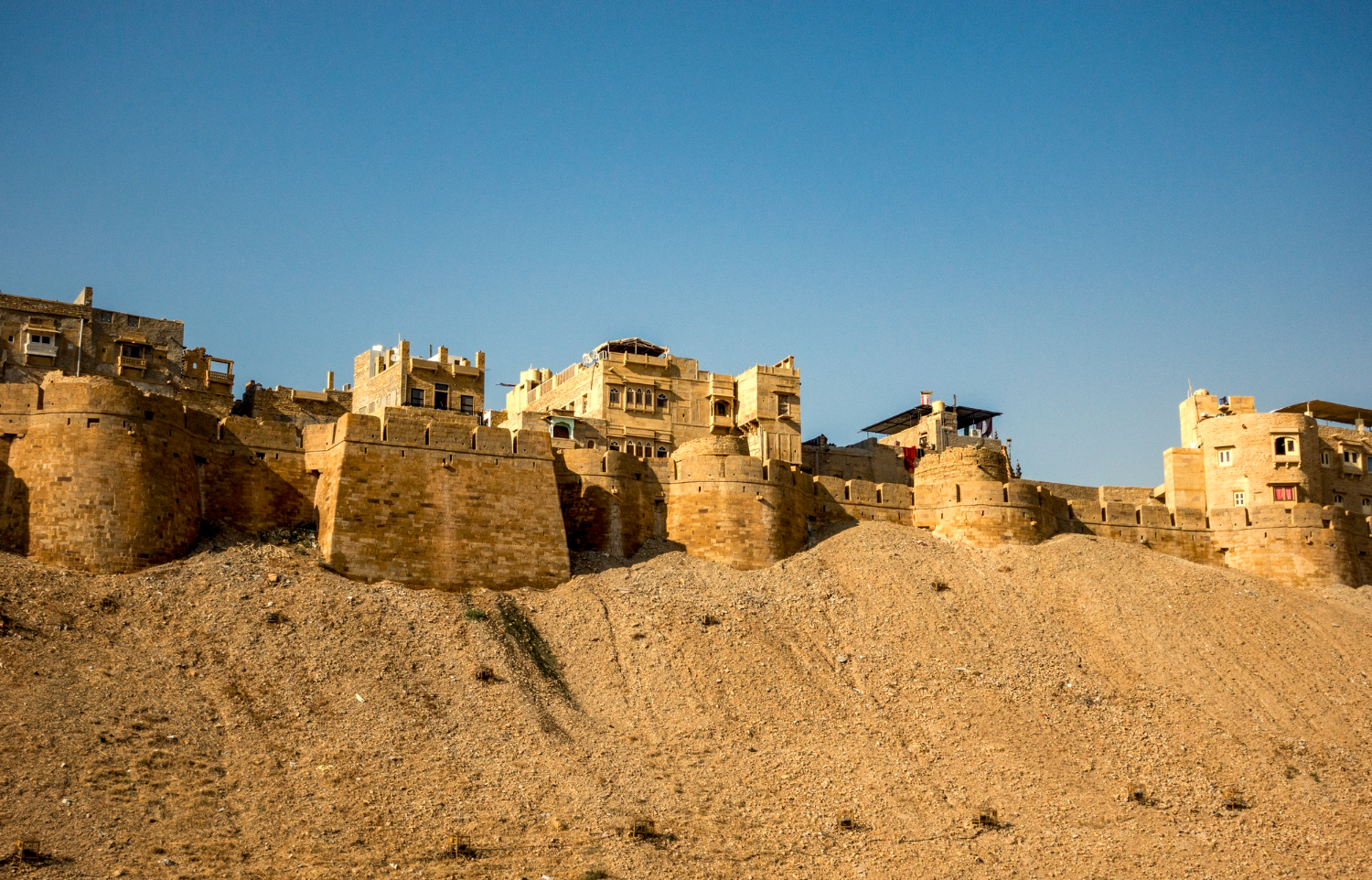 "Jaisalmer Fort, also known as Sonar Quila or the Golden Fort, located in Jaisalmer"