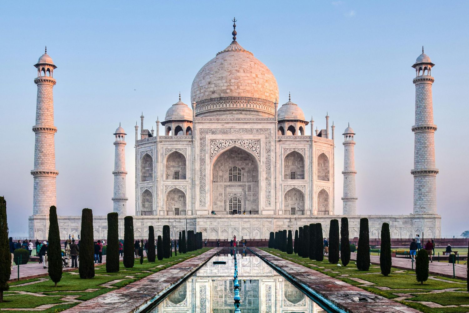 "Taj Mahal in Agra, India"